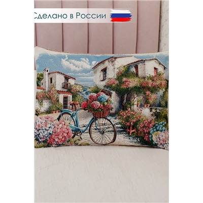 Наволочка декоративная 65х45 Роза бежевый НАТАЛИ, 1179330