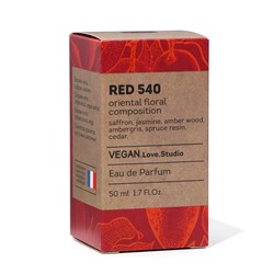 Парфюмерная вода женская Vegan Love Studio Red=540, 50 мл (по мотивам Baccarat Rouge 540 (Maison Francis Kurkdjian)