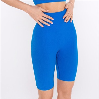 Велосипедки женские, ярко-синие, размер 42 (S)