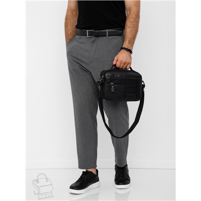 Сумка мужская кожаная 9073AM black Allan Marco