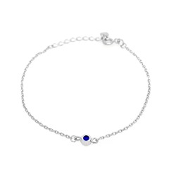 Браслет из серебра куб.циркон., ЗК0720418с