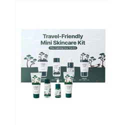 ROUND LAB Набор средств для лица с экстрактом сосны и центеллы: пенка, тонер, сыворотка, крем / Pine Calming Cica Trial Kit, 30 мл, 20 мл x 2, 10 мл 25809