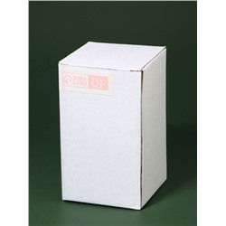 Органайзер для хранения ватных палочек, d=6.5×10 см, прозрачный, коричневый