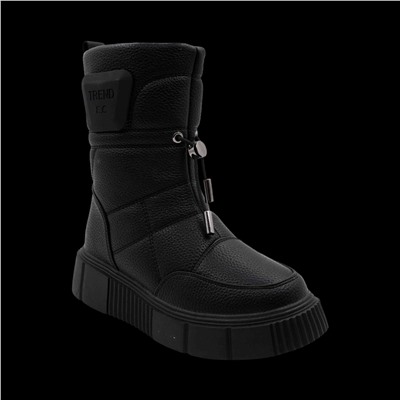 Сапоги на меху 3095В-1 черные