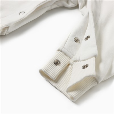 Комбинезон детский MINAKU, рост 56-62 см, экрю