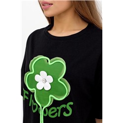 Футболка женская Flowers Ч Арт. 9360