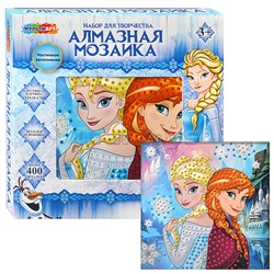 Алмазная мозаика 15*15 "Снежная принцесса" в коробке