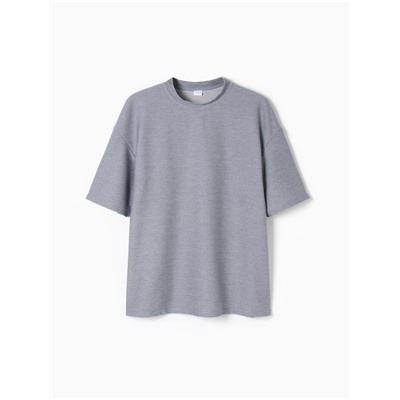 Футболка мужская MINAKU REGULAR: голубая, размер 46