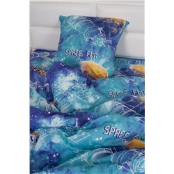 КПБ Галактика бязь 1,5 сп с 1 наволочкой