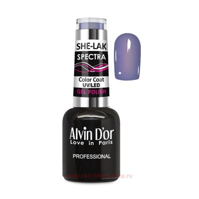 Alvin D`or Лак для ногтей  She-lak Spectra тон 6705 ежевичная спектра 12мл