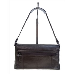 Женская сумка из натуральной кожи, цвет кофе