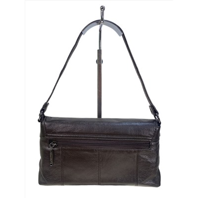 Женская сумка из натуральной кожи, цвет кофе