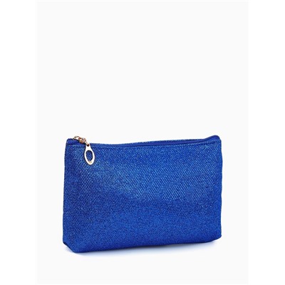 Набор простых косметичек на молниях 3 в 1, синий