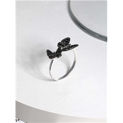 Серьги из серебра с нат.шпинелью родированные 925 пробы с-7264чр416