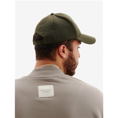 Бейсболка мужская однотонная MINAKU, размер 58, зелёная