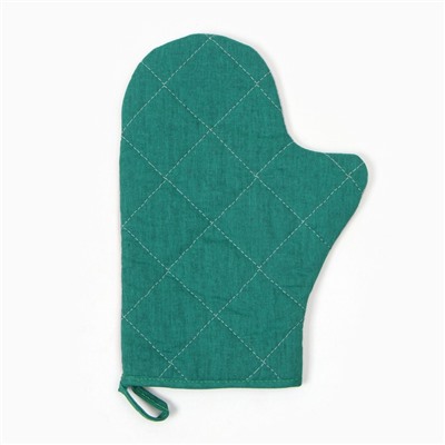 Варежка-прихватка «Доляна. Милый дом», 20×28 см, 35% хлопок, 65% п/э, ватин 250 г/м²