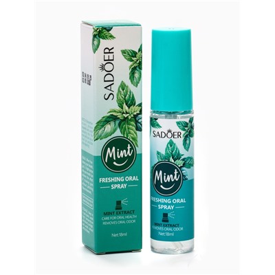 Освежитель дыхания Sadoer со вкусом мяты, 18 мл