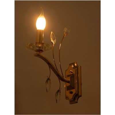 Бра «Валенсия» 1хЕ14 40 Вт золото