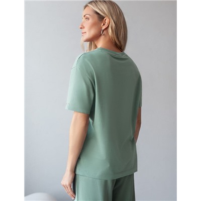 VILATTE Футболка D49.136