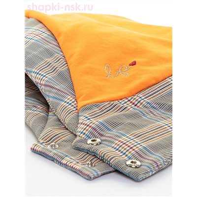 Тэрри плащевка клетка Капюшон женский