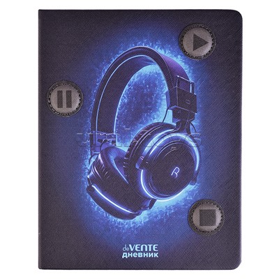 Дневник 1-11 кл. "Headphones" 48 листов, белая бумага 80 г/м², печать в 1 краску