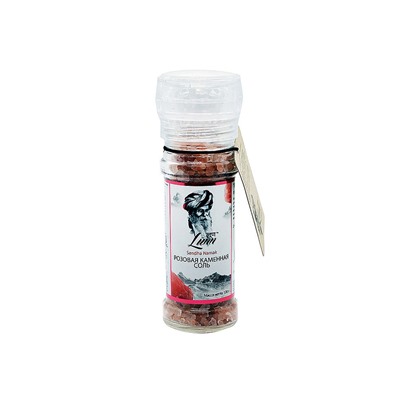 Lunn Sendha Namak Pink Rock Salt flacon/ Сендха Намак Розовая Каменная Соль в стеклянном флаконе