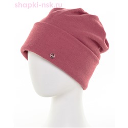 020 Б LP медальон трикотаж К1 Шапка женская (59)