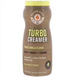 RAPIDFIRE, Turbo Creamer, сливки со вкусом французской ванили, 250 г (8,8 унции)