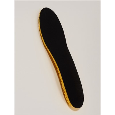 Стельки для обуви, универсальные, р-р RU до 43 (р-р Пр-ля до 46), 27.5 см, пара, чёрные