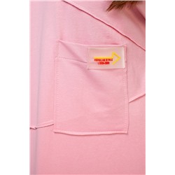 Туника футер 2-х нитка  4120/07/Светло-розовый