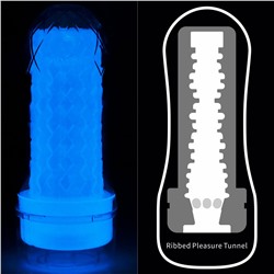 Светящийся в темноте мастурбатор Lumino Play Masturbator Ribbed