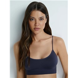 Omsa Топ OmS122 Майка "Toп" женская (кроп-топ на тонких бретелях), PA