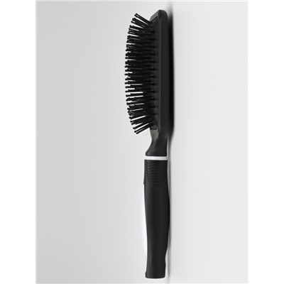 Расчёска массажная, широкая, 8×25(±1) см, чёрная