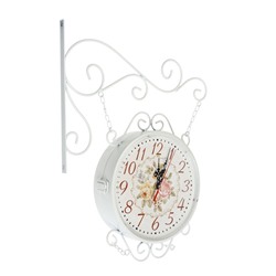 УЦЕНКА Часы настенные интерьерные WELCOME, двусторонние, на подвесе, 47×31 см, d=23 см, от батареек 2хАА