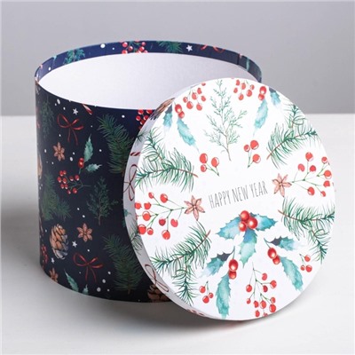 Набор подарочных коробок 5 в 1 «Европейский», 13×14 ‒ 19.5×22 см, Новый год