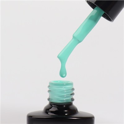 Гель лак для ногтей, неоновый, трехфазный, 8 мл, LED/UV, зелёный (28)
