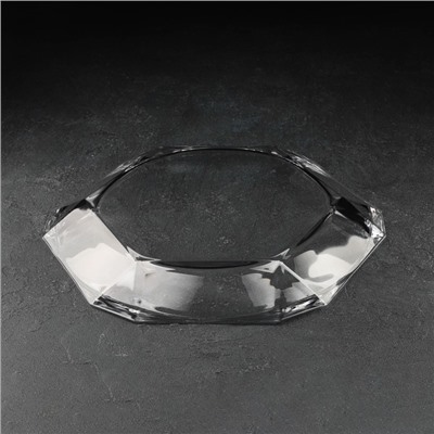 Тарелка Paşabahçe Reflection, d=32 см, стекло, прозрачная