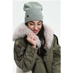 Шапка теплая в рубчик