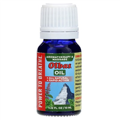 Olbas Therapeutic, Aromatherapy & Massage Oil, 0.32 fl oz (10 ml)