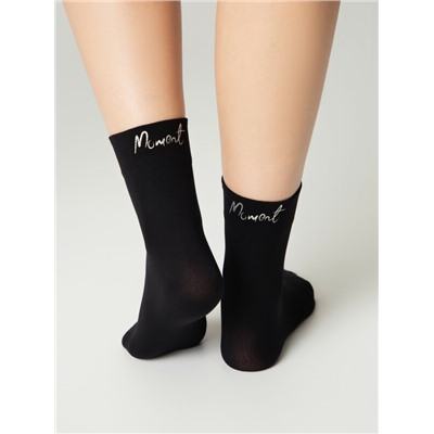 Полиамидные CONTE FANTASY Матовые носки с сияющей термоаппликацией Moment