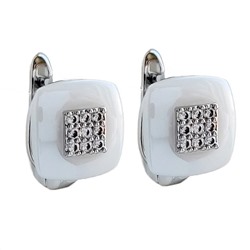 Серьги с керамикой