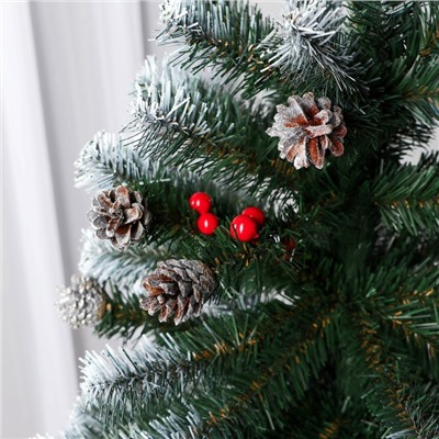 Искусственная ёлка с шишками «Таёжная», премиум, 120 см, ПВХ ветки отгибаются