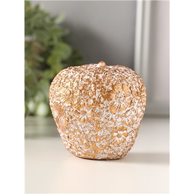 Копилка для денег полистоун «Яблоко», 9.5×8.5 см