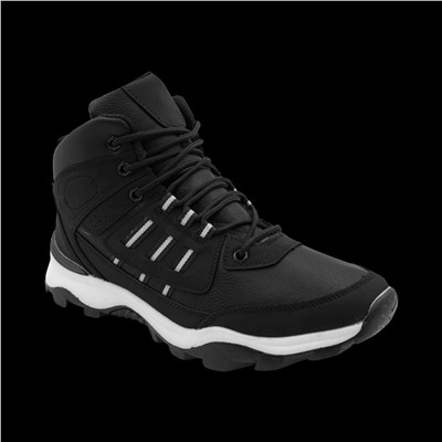 Ботинки на меху А692-2 черные п/п