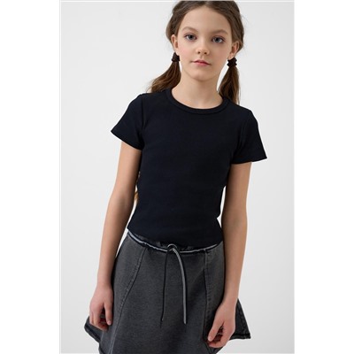 Фуфайка трикотажная для девочек (футболка) PLAYTODAY, 1240216