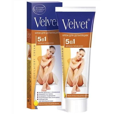 Крем Velvet для депиляции 5 в 1 для всех типов кожи 100мл