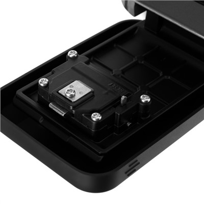 Сейф-ключница кодовая ТУНДРА, металлическая, с защитной крышкой, серый, черный