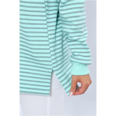 Свитшот 375709 в полоску повседневный трикотажный НАТАЛИ, 1065364