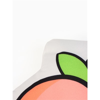 Подушка декоративная детская «Этель. Персик», 37×27 см, велюр