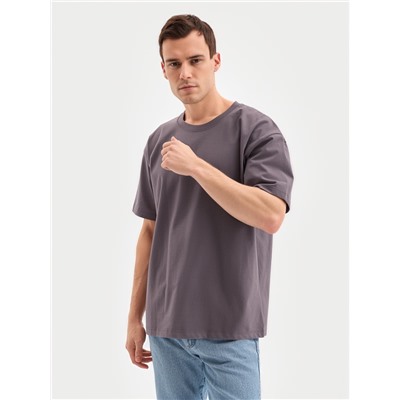 Футболка мужская MINAKU: Own opion, серая, р-р 52-54